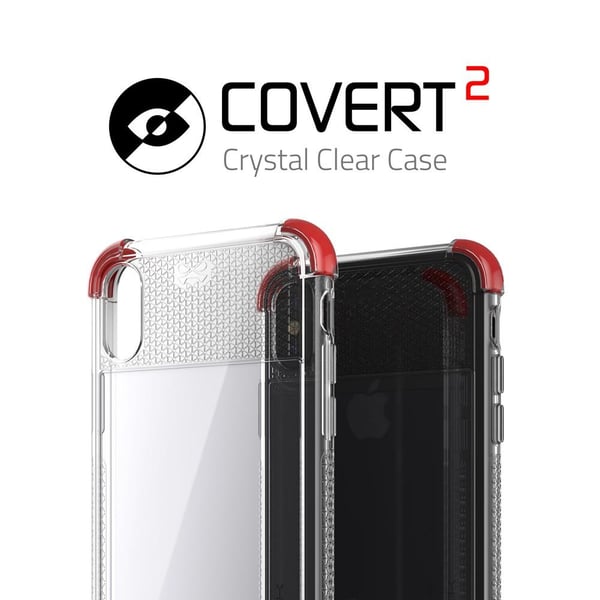 Ghostek Covert 2 Skal till Apple iPhone XS / X - Röd