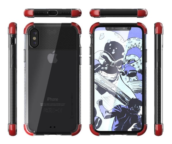 Ghostek Covert 2 Skal till Apple iPhone XS / X - Röd