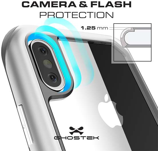 Ghostek Atmoic Slim Skal till Apple iPhone XS Max - Röd