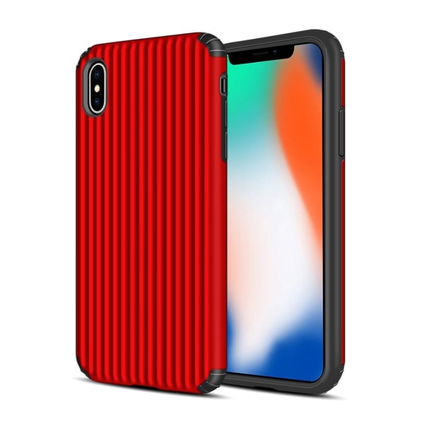 Hybrid Armor Skal till Apple iPhone X/Xs - Röd
