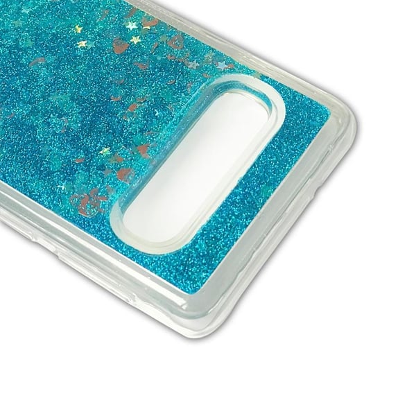 Glitter Skal till Samsung Galaxy S10 Plus - Blå
