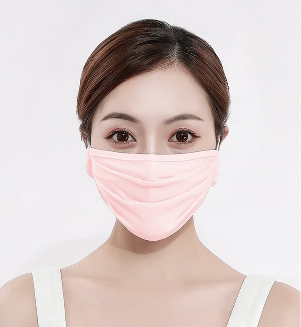 Silk Tvättbar mask – Munskydd Skyddsmask Rosa