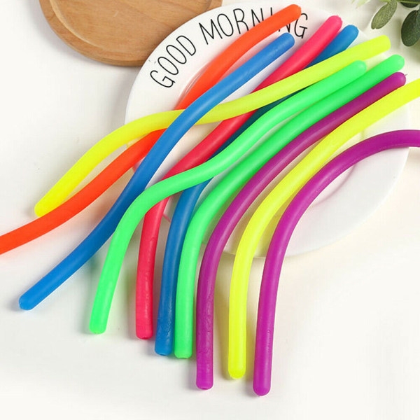 Monkey Noodles aistinvarainen Fidget-lelu - Sekalaiset värit