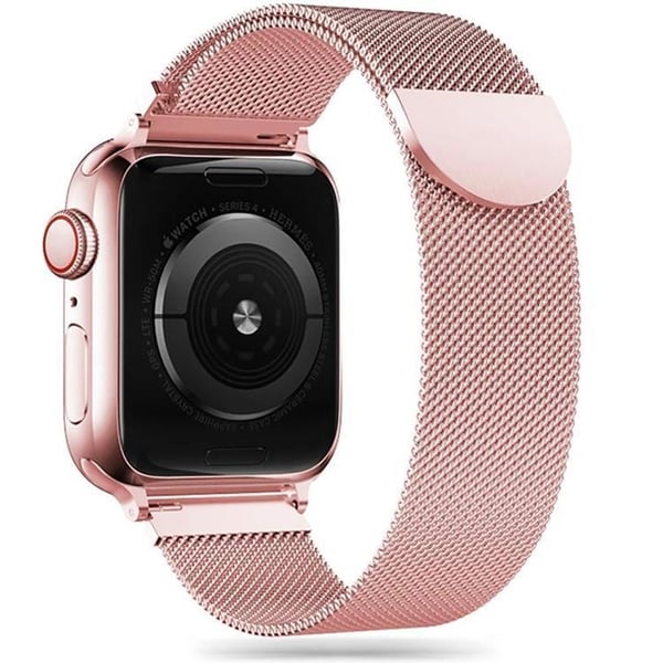 Tech-Protect Milanese-ranneke Apple Watch 4/5/6/7/8/9/10/SE (40/41/42mm) Ruusukulta