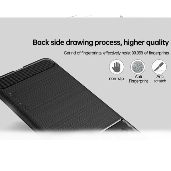 Carbon Fiber Mobilskal Samsung Galaxy S21 Plus - Blå