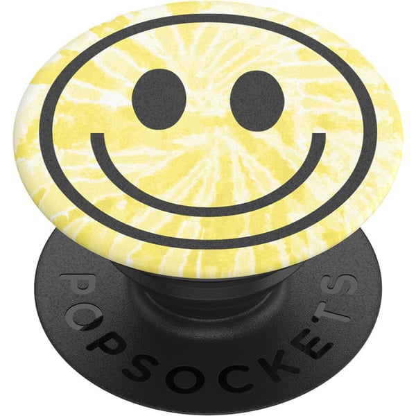 POPSOCKETS Tie Dye Smiley Aftageligt greb med Stativfunktion