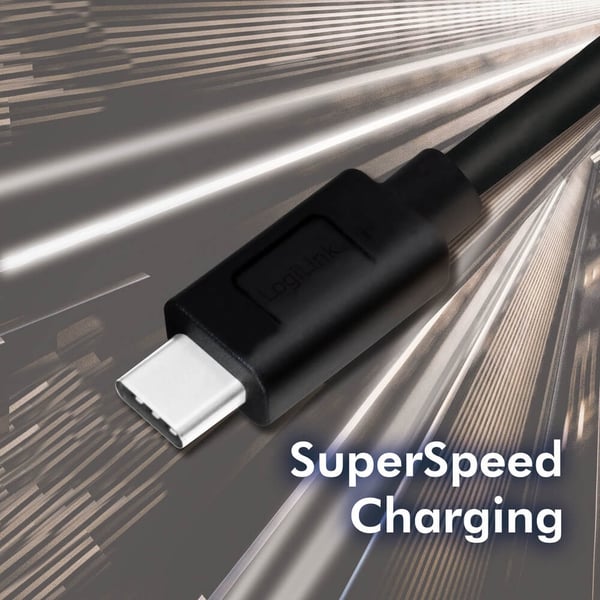 LogiLink USB 3.2 Gen1x1 USB-A till USB-C 0 5m