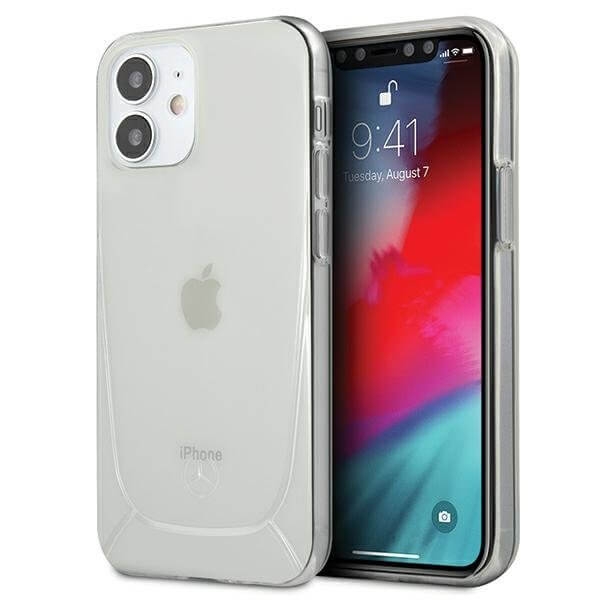Mercedes Case skal iPhone 12 mini 5.4" skal transparent line Mercedes Case skal iPhone 12 mini 5.4" skal transparent line
