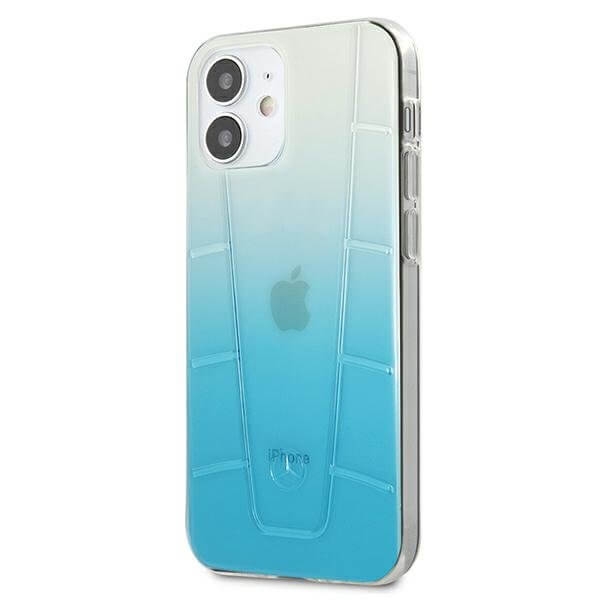 Mercedes Case skal Transparent Line iPhone 12 mini 5.4" skal Blå