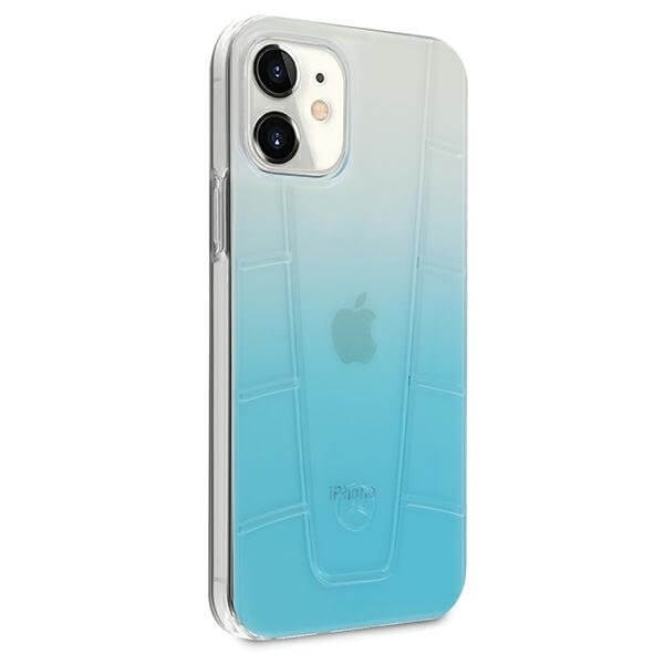 Mercedes Case skal Transparent Line iPhone 12 mini 5.4" skal Blå