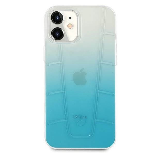 Mercedes Case skal Transparent Line iPhone 12 mini 5.4" skal Blå