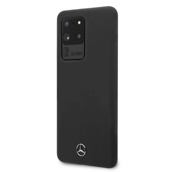 Mercedes Case Samsung Galaxy S20 Ultra G988 Skal Silikon Linje Svart
