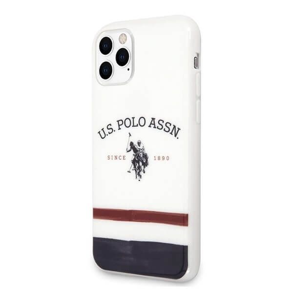 U.S.Polo Assn. Tricolor Pattern Collection iPhone 11 Pro Max Vit
