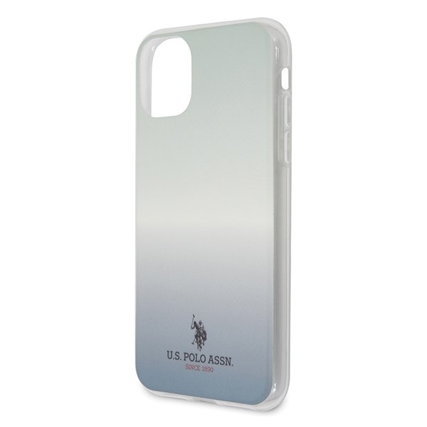 U.S. Polo Assn. Gradient Pattern Collection iPhone 11 Skal Blå