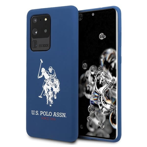 U.S. Polo Assn. Silicone Collection Samsung Galaxy S20 Ultra G988 Skal Marin