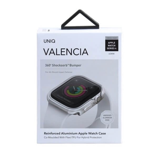 UNIQ Valencia skal Apple Watch 5/ 4 40MM titanium Silver