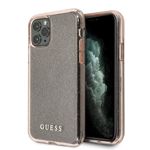 Guess iPhone 11 Pro skal Glitter - Rosa Guess iPhone 11 Pro skal Glitter - Rosa