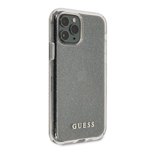 Guess iPhone 11 Pro skal Glitter Silver