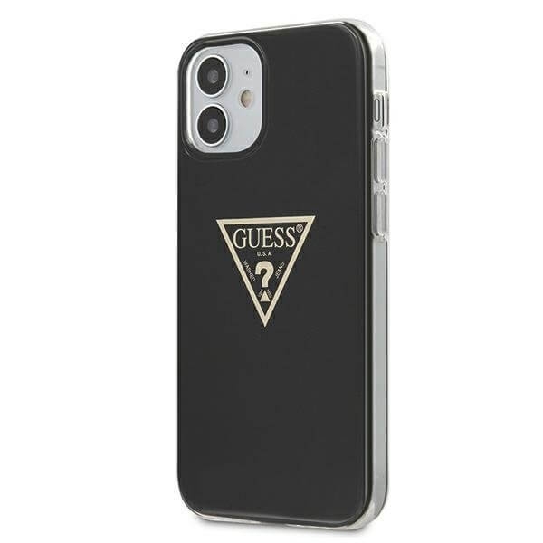 Guess Skal iPhone 12 mini Metallic Collection - Svart