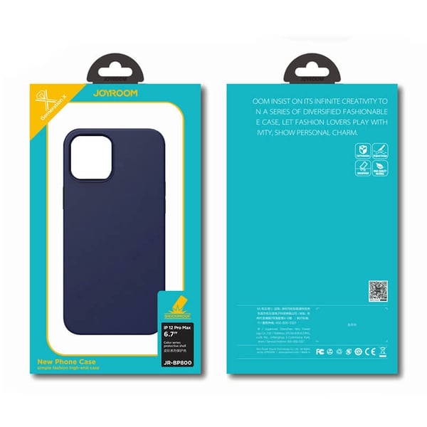 Joyroom Color Series case iPhone 12 Pro Max Svart