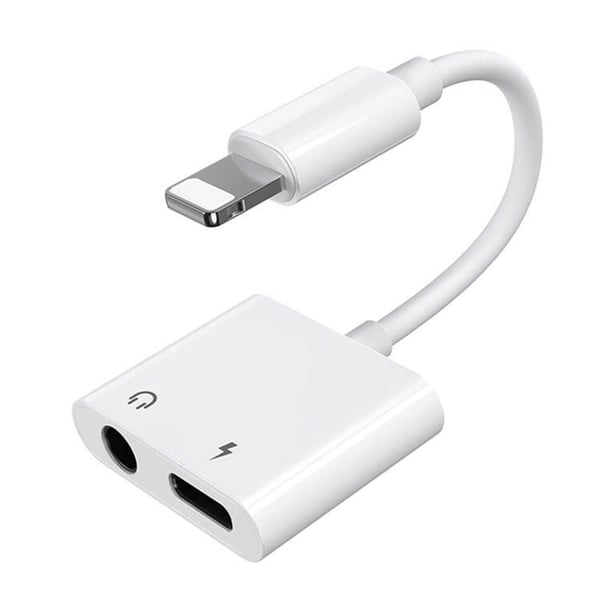 Joyroom Lightning - Lightning/3,5 mm mini jack-adapter V