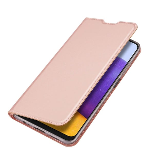 Dux Ducis - Skinpro Plånboksfodral Galaxy A22 5g - Rose Guld