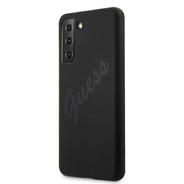 Guess Skal Galaxy S21 Plus Script Vintage - Svart