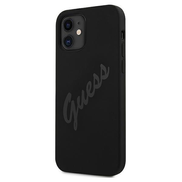 Guess Skal iPhone 12 Mini Script Vintage - Svart