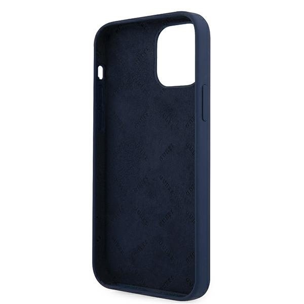 Guess iPhone 12 Pro Max Skal Script Vintage - Blå