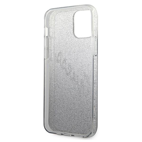Guess Skal iPhone 12 Mini Glitter Gradient Script - Svart