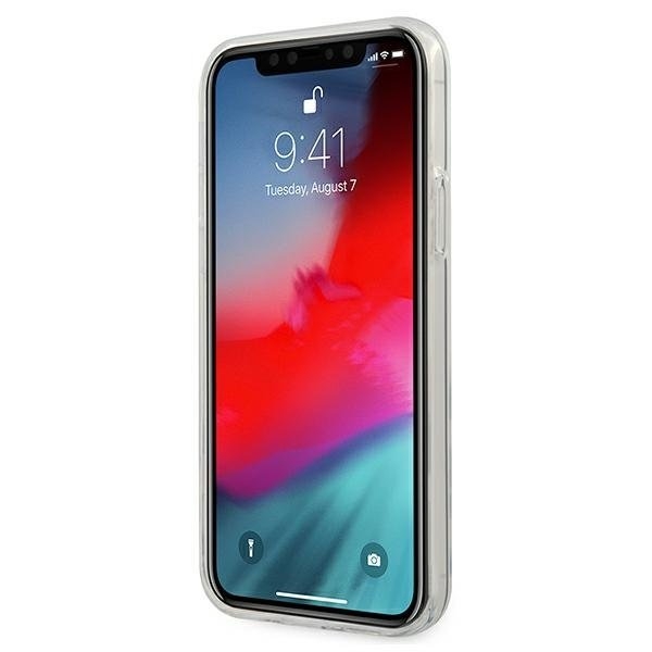 Guess iPhone 12 Pro Max Skal 3D Pattern Collection - Blå/Rosa