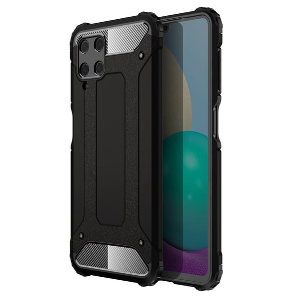 Tough Armor -suojakuori Galaxy A22 4G - Musta