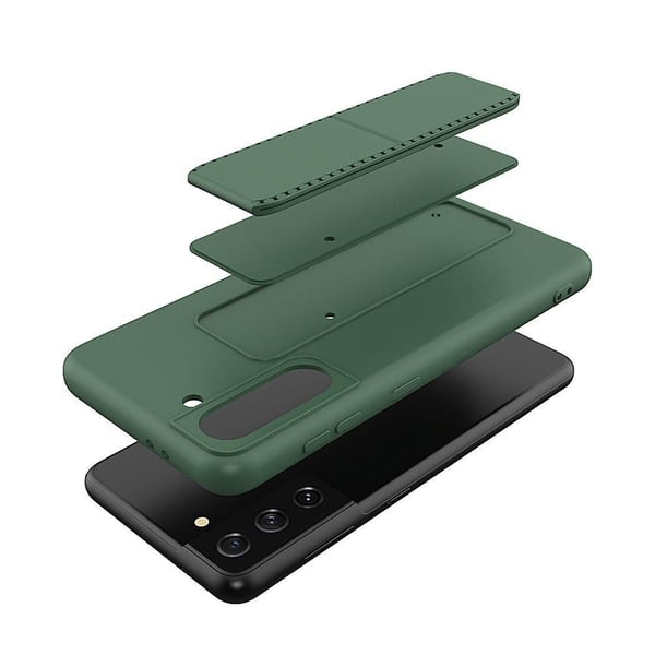 Wozinsky Kickstand Silikonikuori Samsung Galaxy S21 Ultra 5G - Punainen