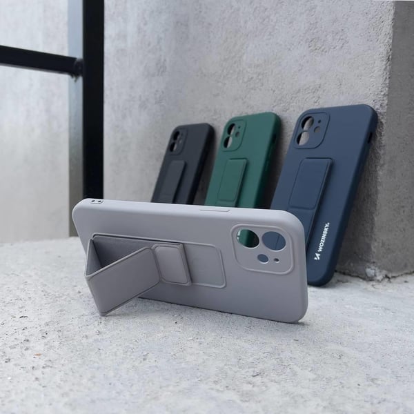 Wozinsky Kickstand Silicone Skal Samsung Galaxy S21 Ultra 5G - Ljus Blå
