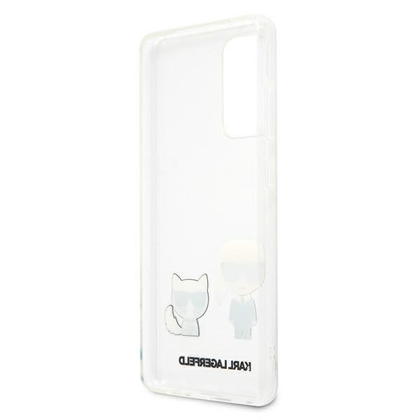 Karl Lagerfeld Skal Galaxy A72 Karl & Choupette - Transparent