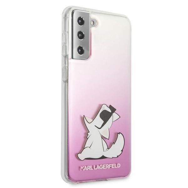 Karl Lagerfeld Skal Samsung Galaxy S21 Plus Choupette Fun - Rosa