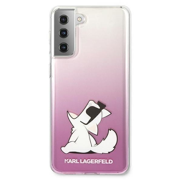 Karl Lagerfeld Skal Samsung Galaxy S21 Plus Choupette Fun - Rosa