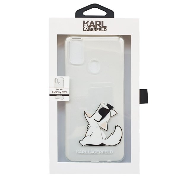 Karl Lagerfeld Skal Galaxy M21 Choupette Fun - Transparent