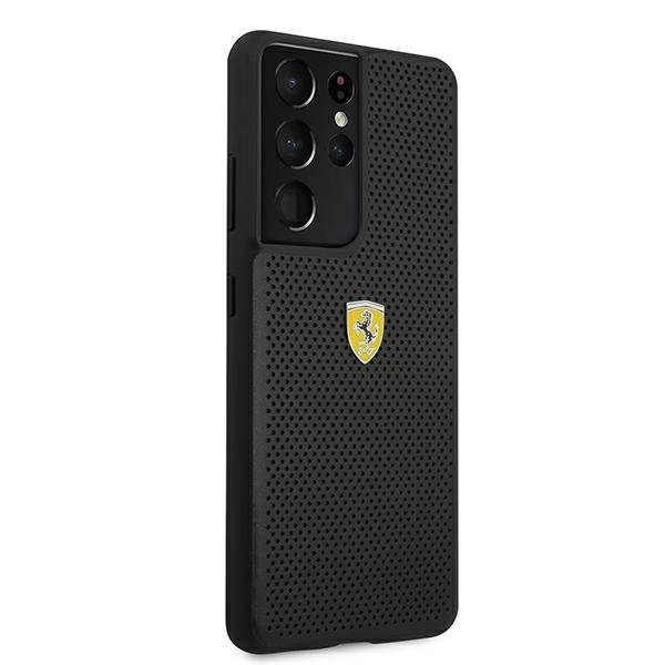 Ferrari Skal Galaxy S21 Ultra On Track Perforated - Svart