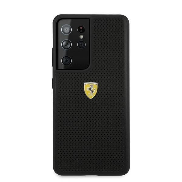 Ferrari Skal Galaxy S21 Ultra On Track Perforated - Svart