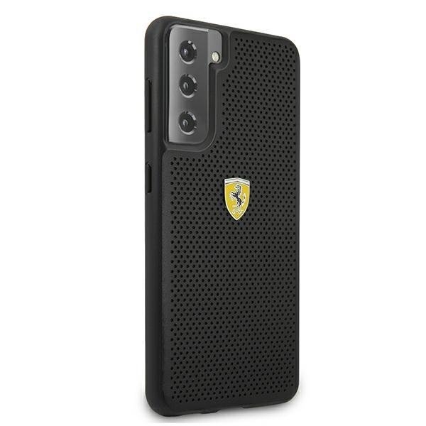 Ferrari Skal Galaxy S21 Plus On Track Perforated - Svart