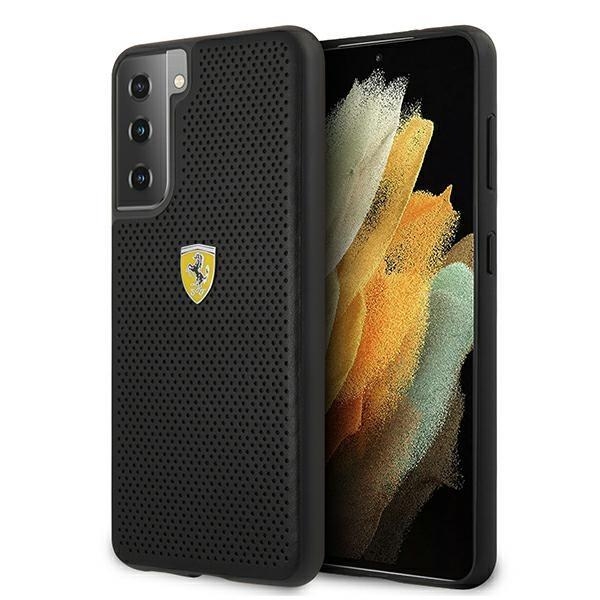 Ferrari Skal Galaxy S21 Plus On Track Perforated - Svart