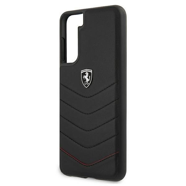 Ferrari Skal Galaxy S21 Off Track Quilted - Svart