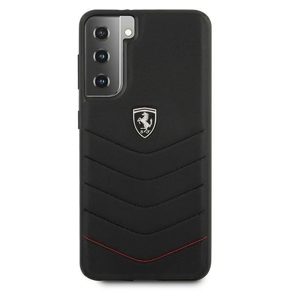 Ferrari Skal Galaxy S21 Plus Off Track Quilted - Svart