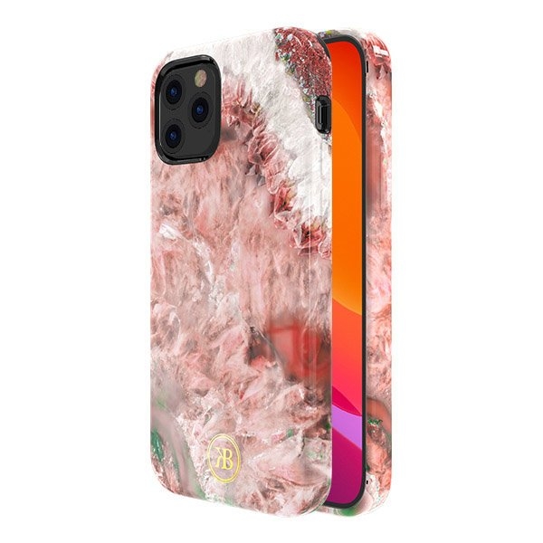 Kingxbar Agate Mobilskal iPhone 12 mini - Röd