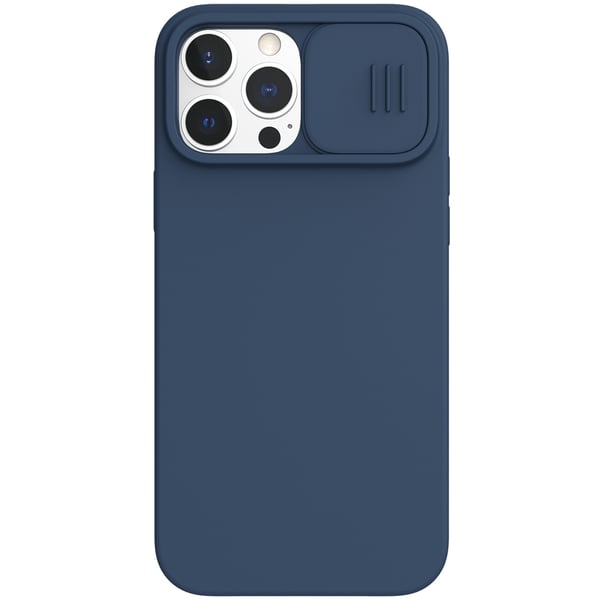 Nillkin CamShield Silky Silikonikuori iPhone 13 Pro Max - Sininen