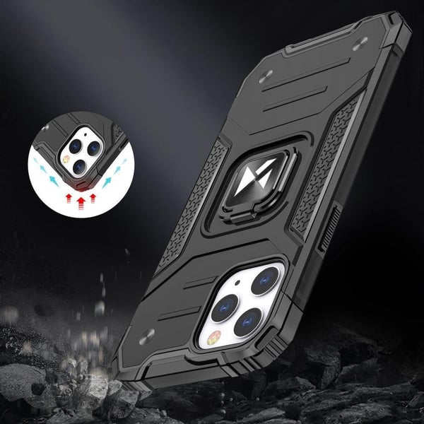 Wozinsky Ring Kickstand Tough Cover til iPhone 13 Mini - Lyserød