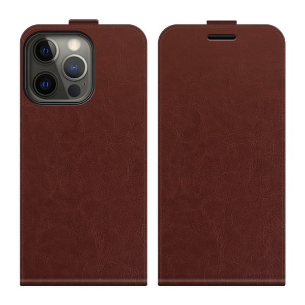 Flipfodral med kortplats till iPhone 13 Pro - Brun