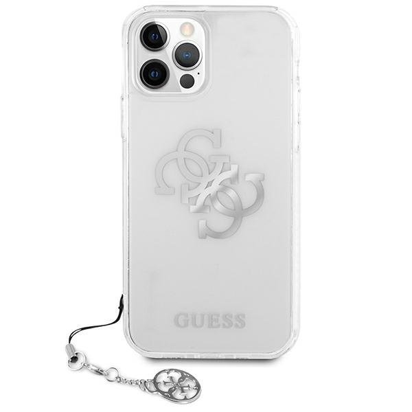 Guess iPhone 12 Pro Max Skal Silver Charms Collection - Transparent