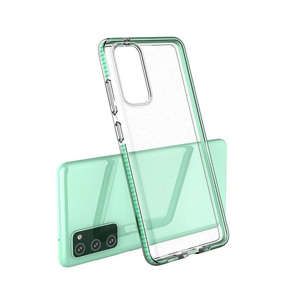 Spring TPU Gel Protective Mobilskal Galaxy A02s - Ljus Rosa